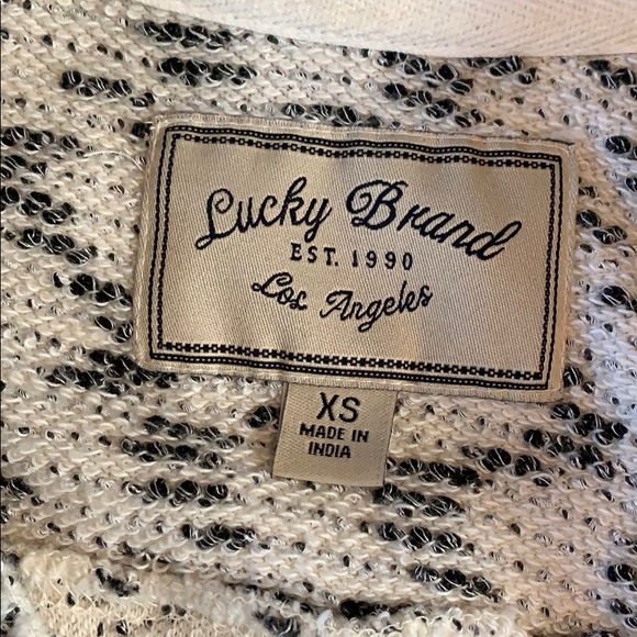 Lucky Brand convertible sweatshirt size XS - Picture 4 of 5